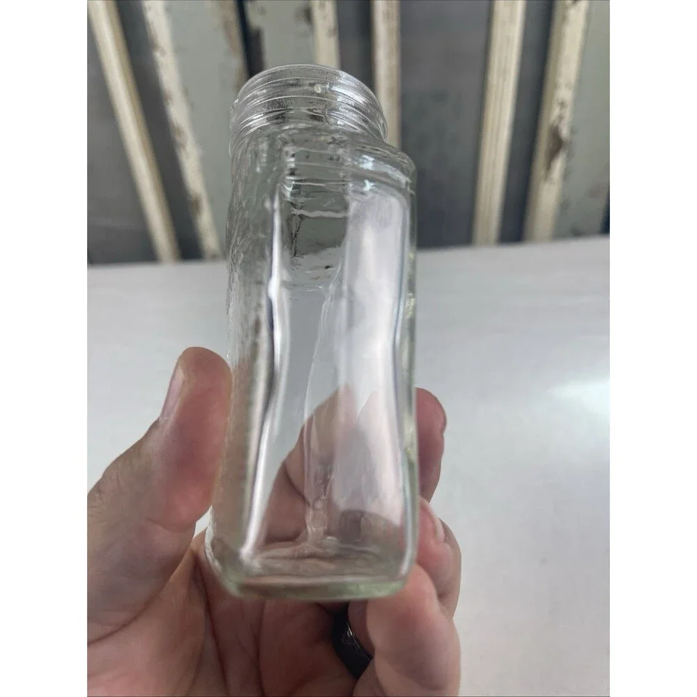 Glass Jar LAKE SHORE Pure HONEY Honeycomb Embossed  * UNIQUE * With Lid!